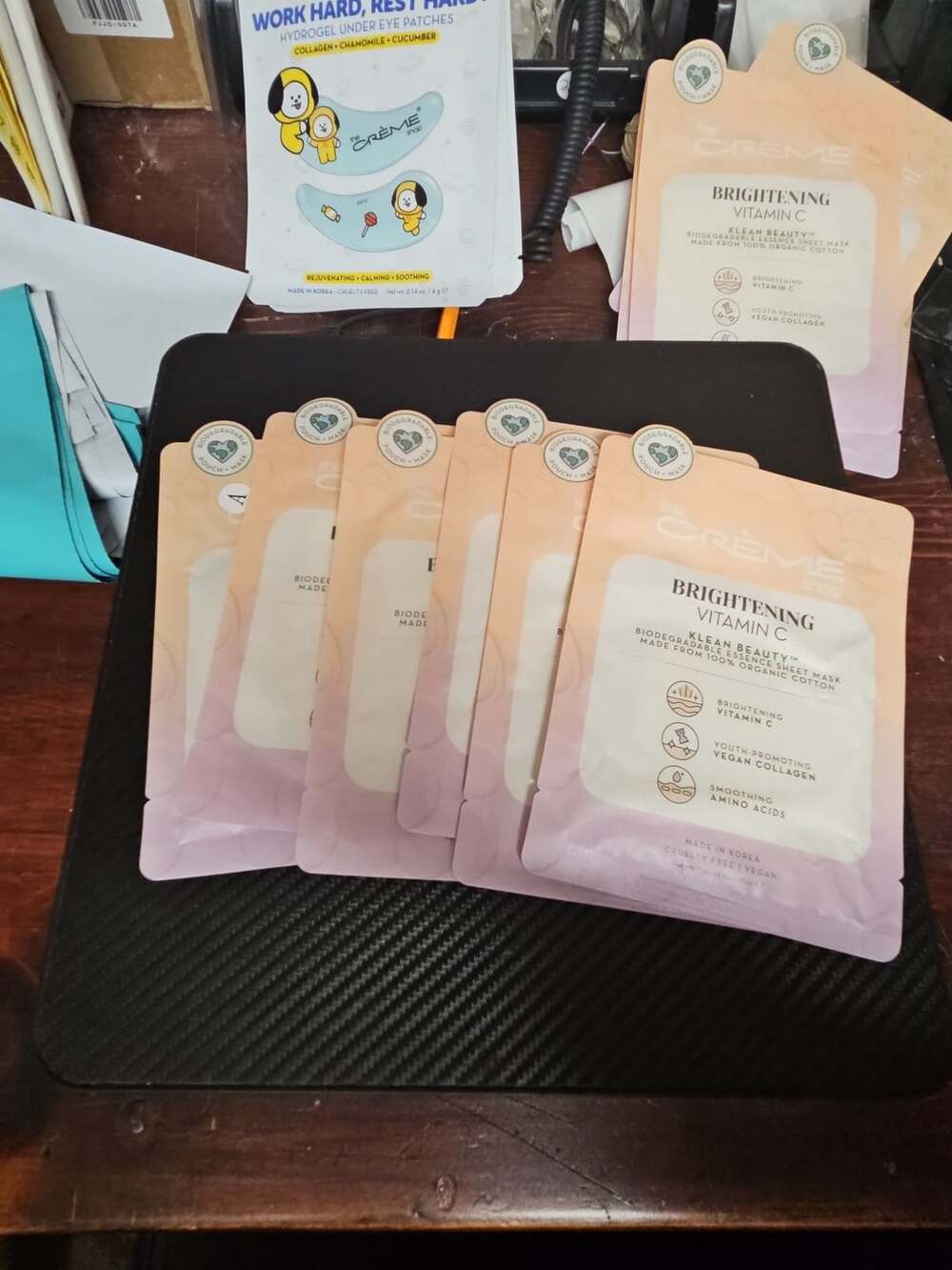 The Creme Shop Brightening Vitamin C Sheet Mask Lot of 6